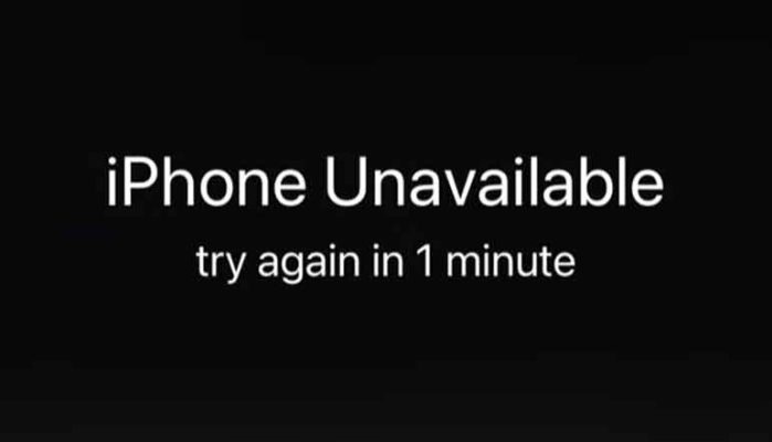 حل مشکل iPhone Unavailable